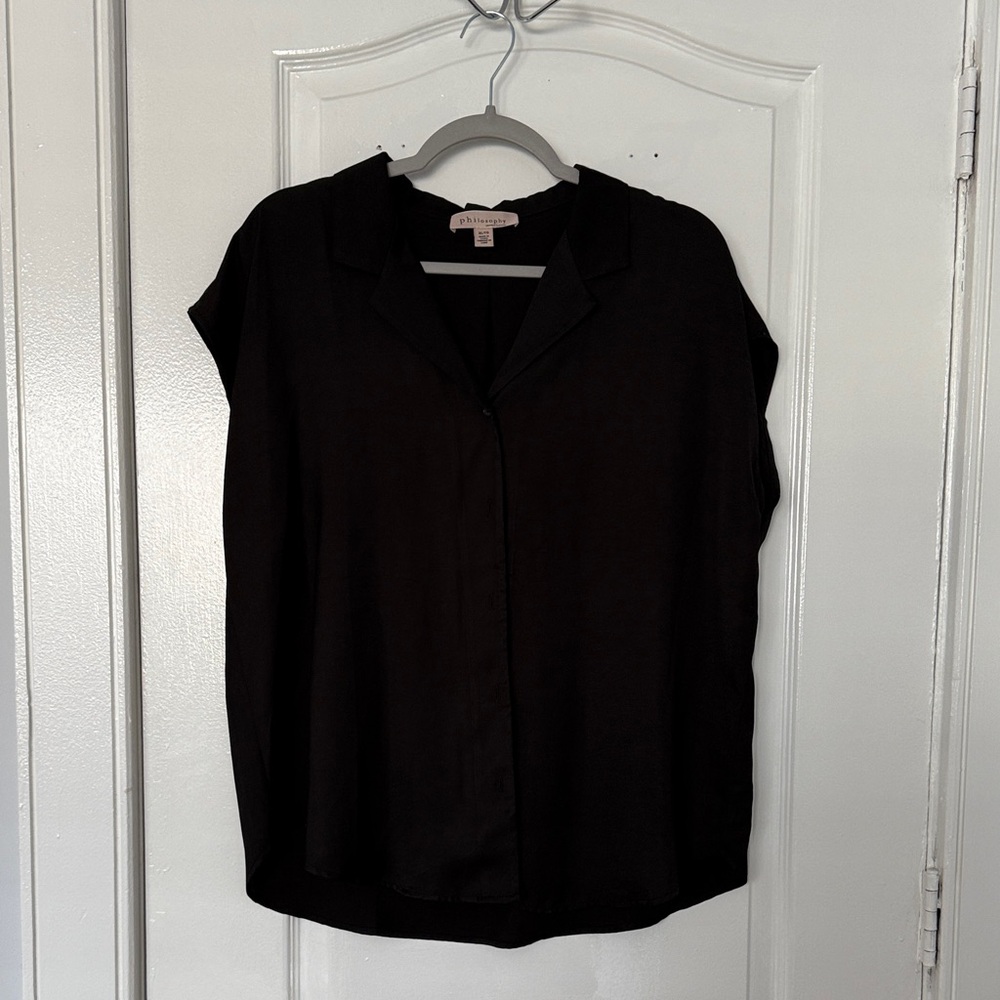 Philosophy Elegant Black Blouse